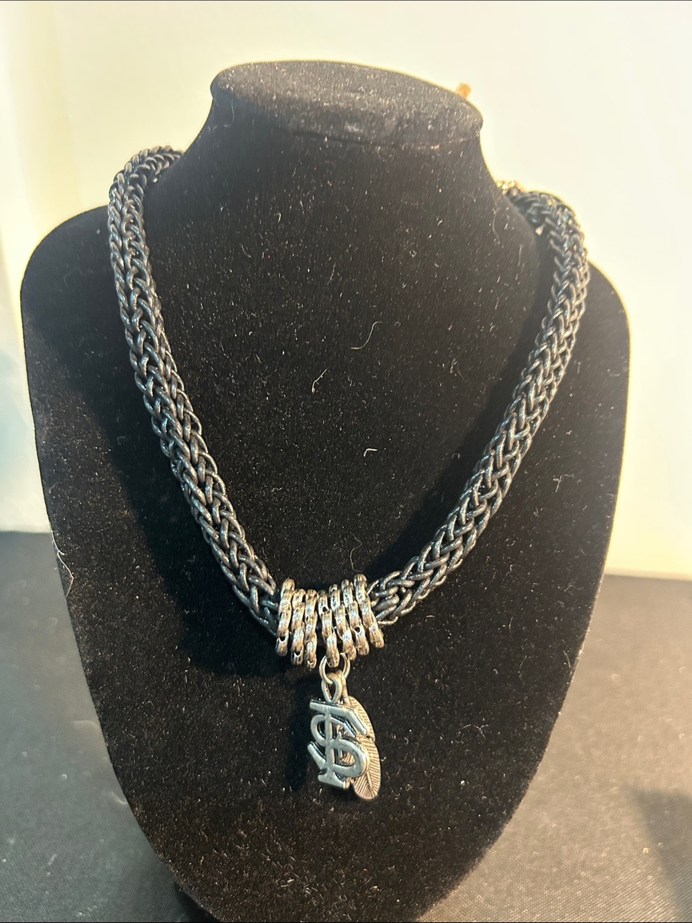 Florida state university Braided Chain Necklace